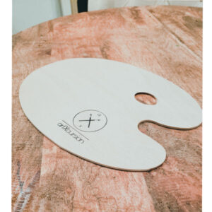 Artist Palette Cheese Board