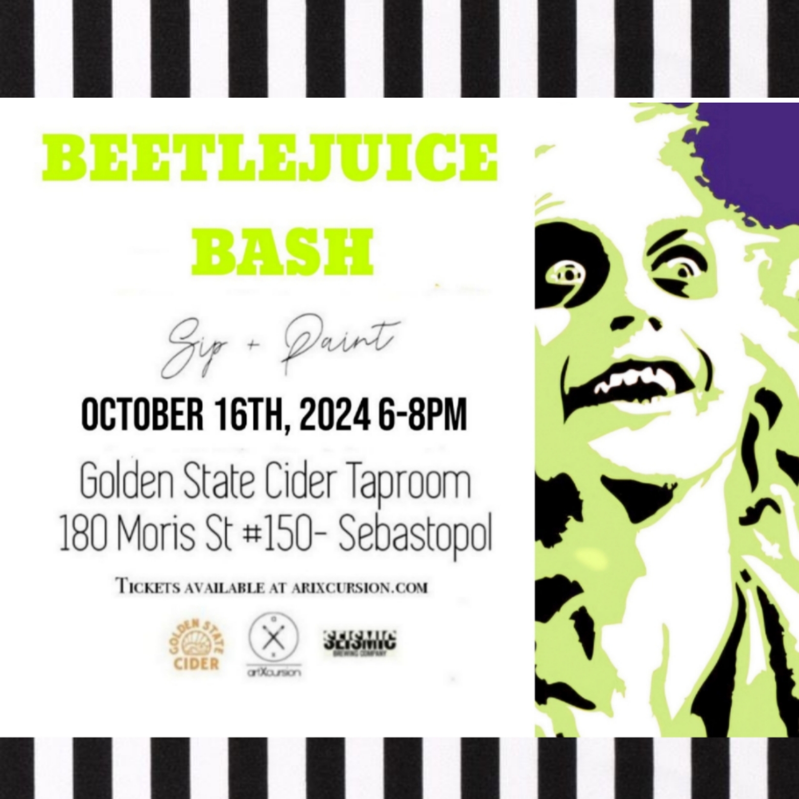 The Beetlejuice Bash, Paint Night!