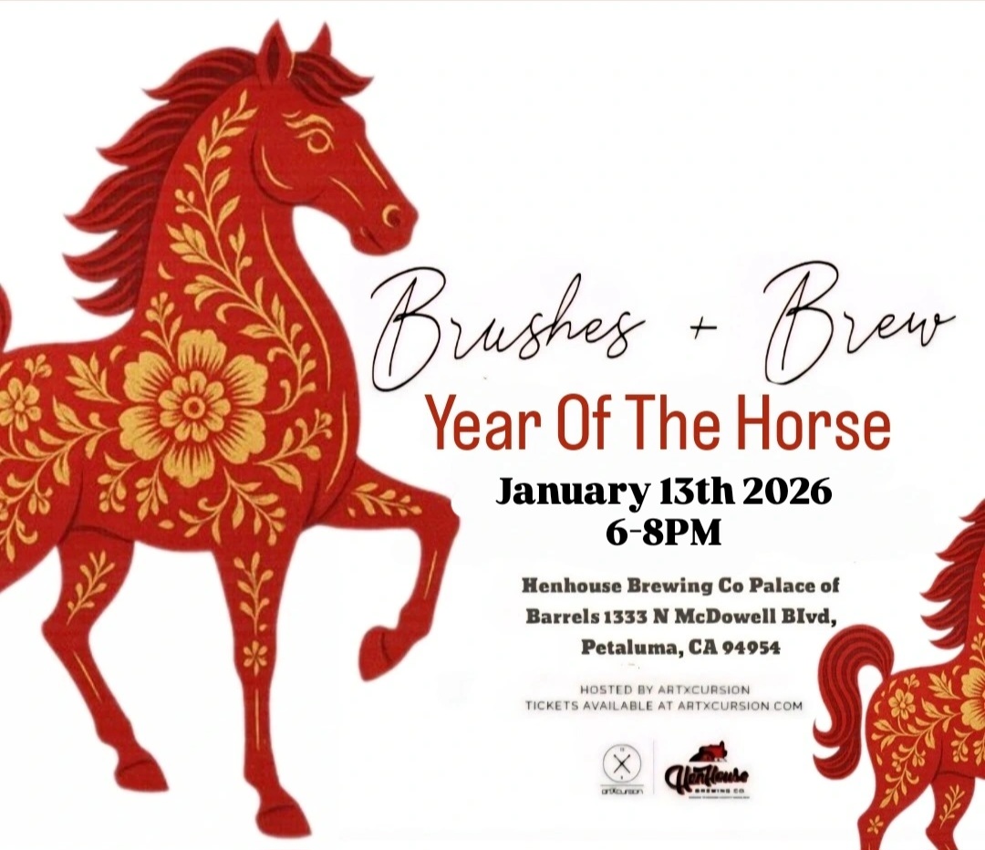 Brushes & Brew Year Of The Horse