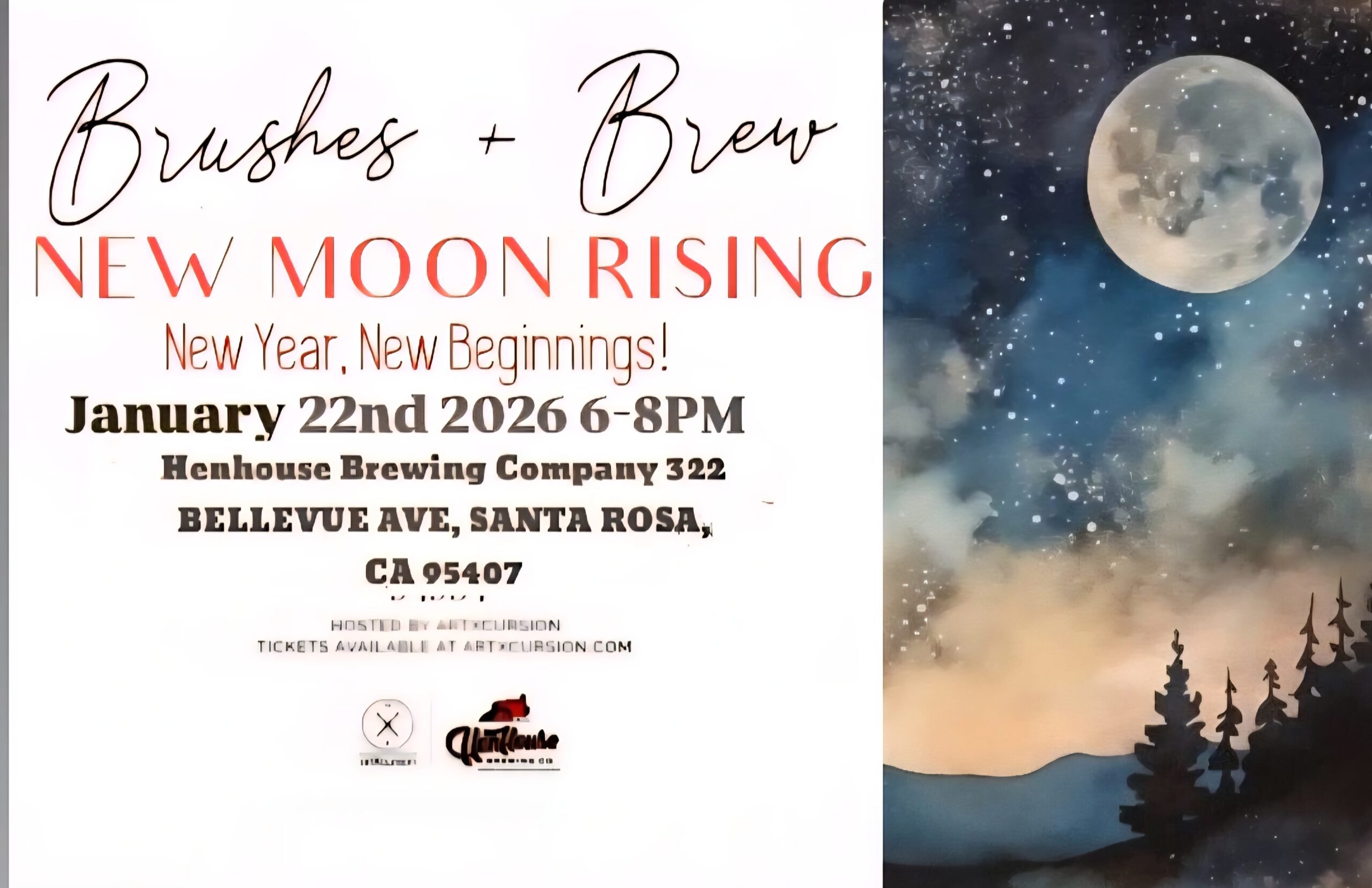 New Moon Rising SIP+PAINT