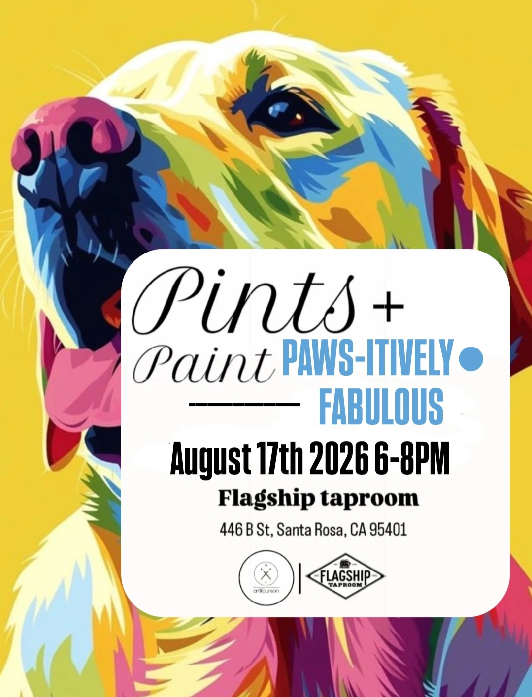 Pints+Paint: PAWS-ITIVELY FABULOUS